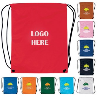 Nylon Drawstring Backpack